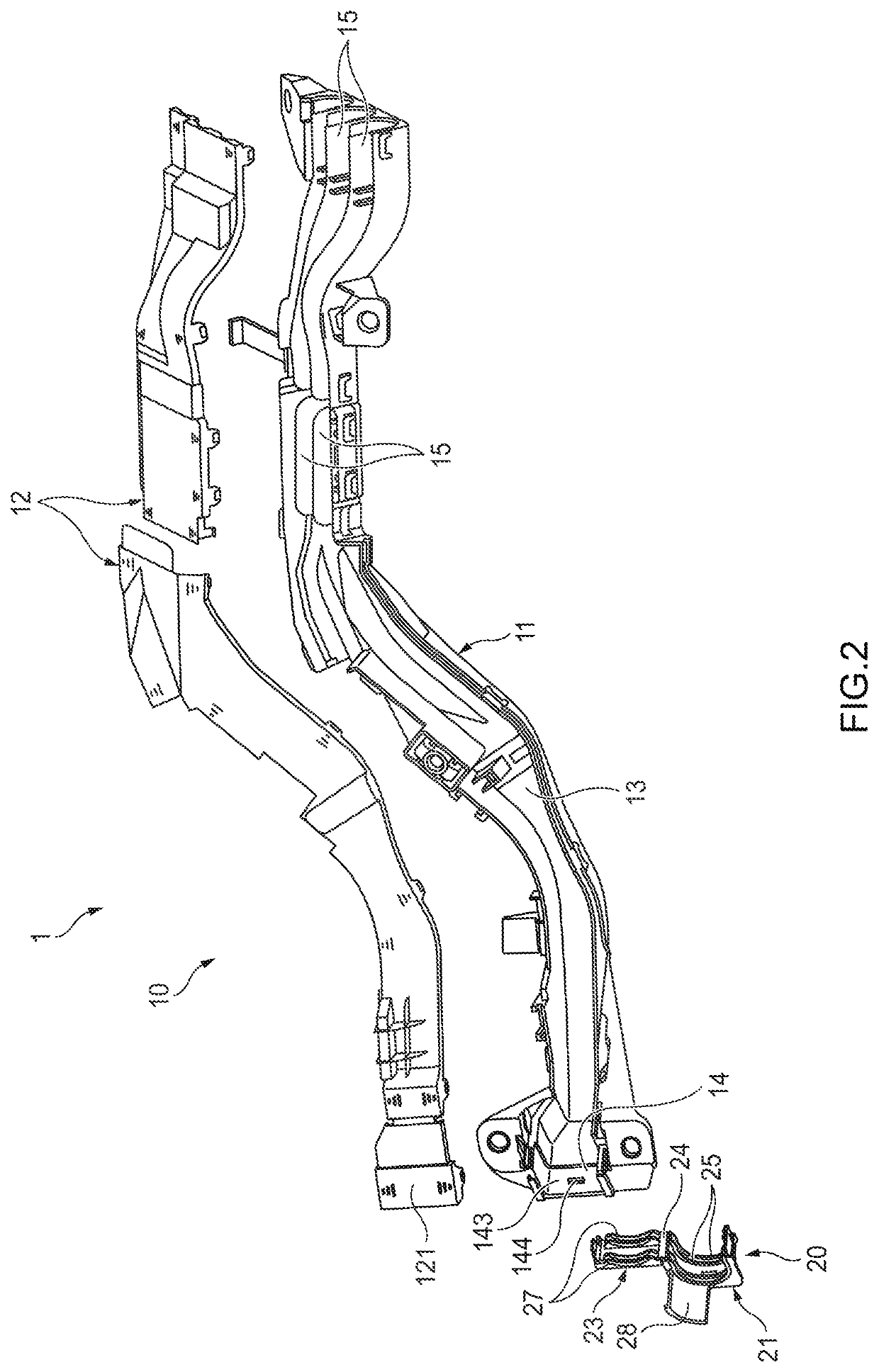 Link and wire harness