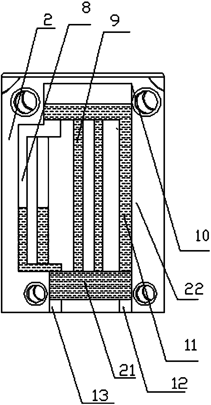 Metal mold facilitating accelerating cooling forming