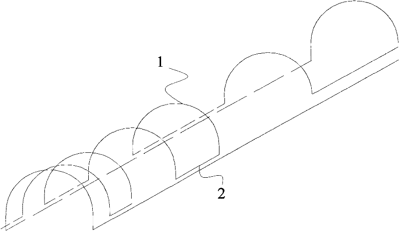 Method for paving internal concrete distributed sensing fibers