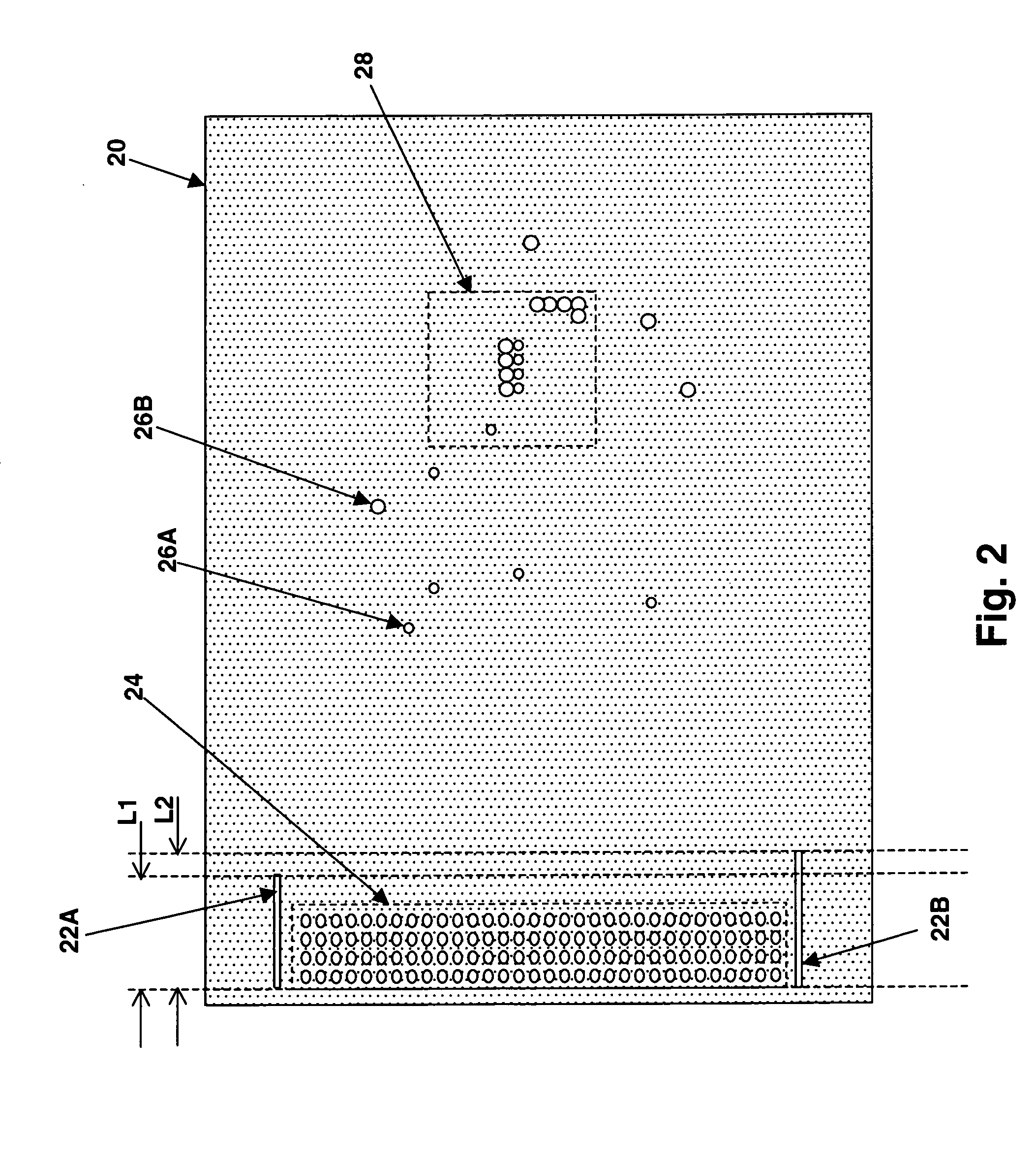 Method and apparatus for balancing power plane pin currents in a printed wiring board