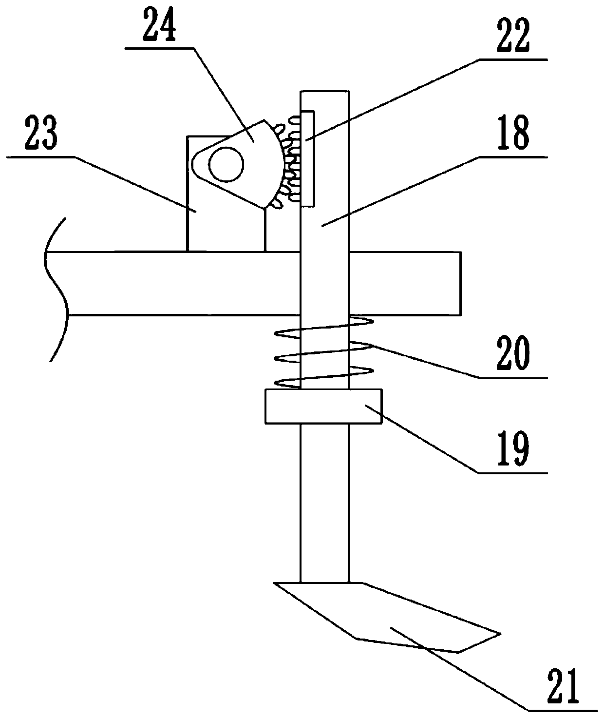 Rationed fertilizing device with fertilizer mixing function