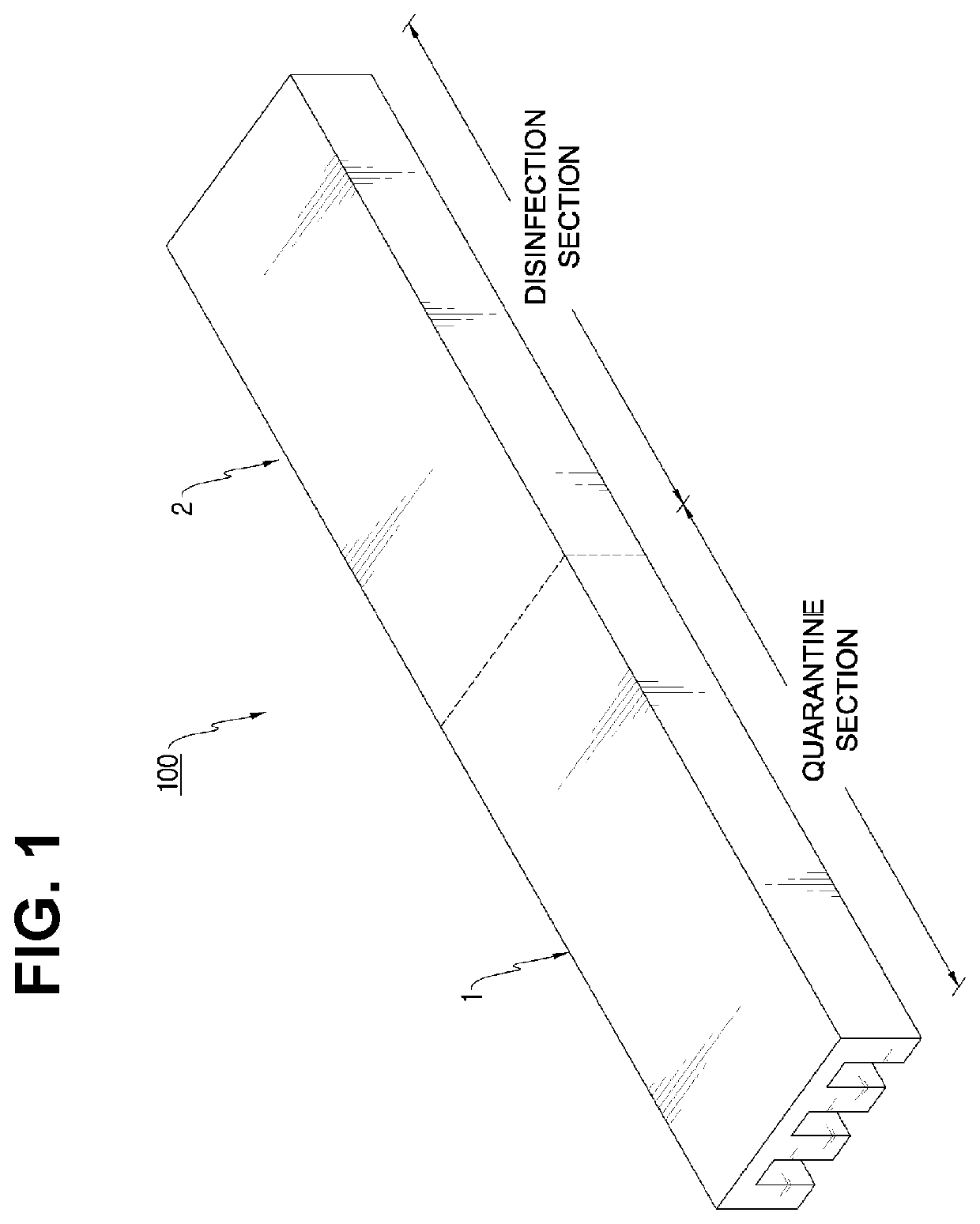 Smart tunnel having regular quarantine and disinfection function for preventing proliferation of infectious disease