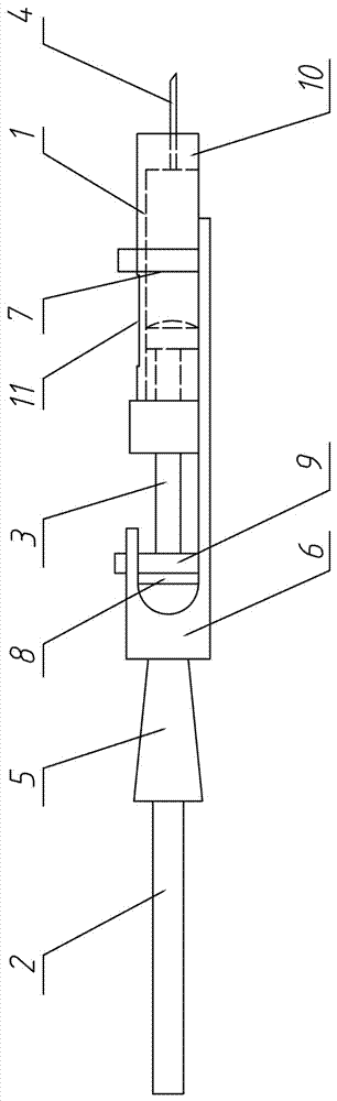 Loaded Animal Epidemic Prevention Long Arm Syringe