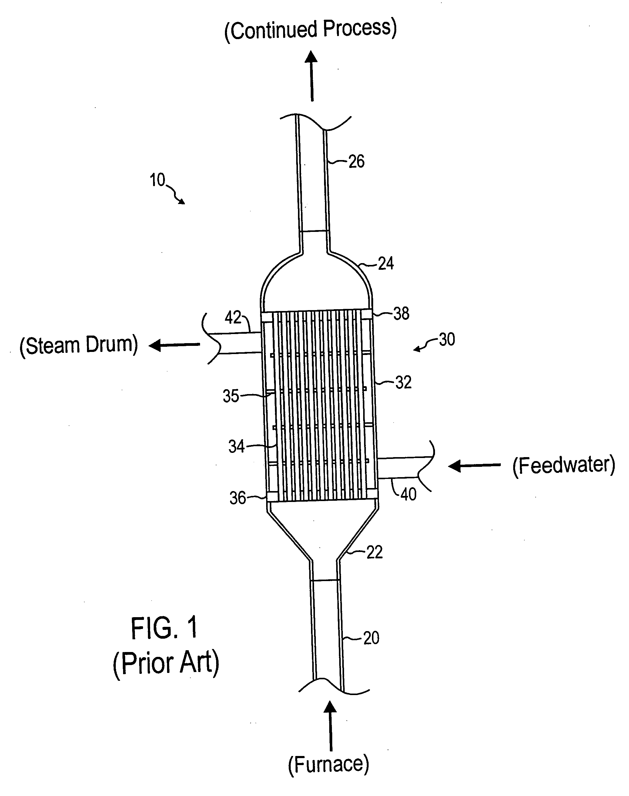 Intra-body flow distributor for heat exchanger