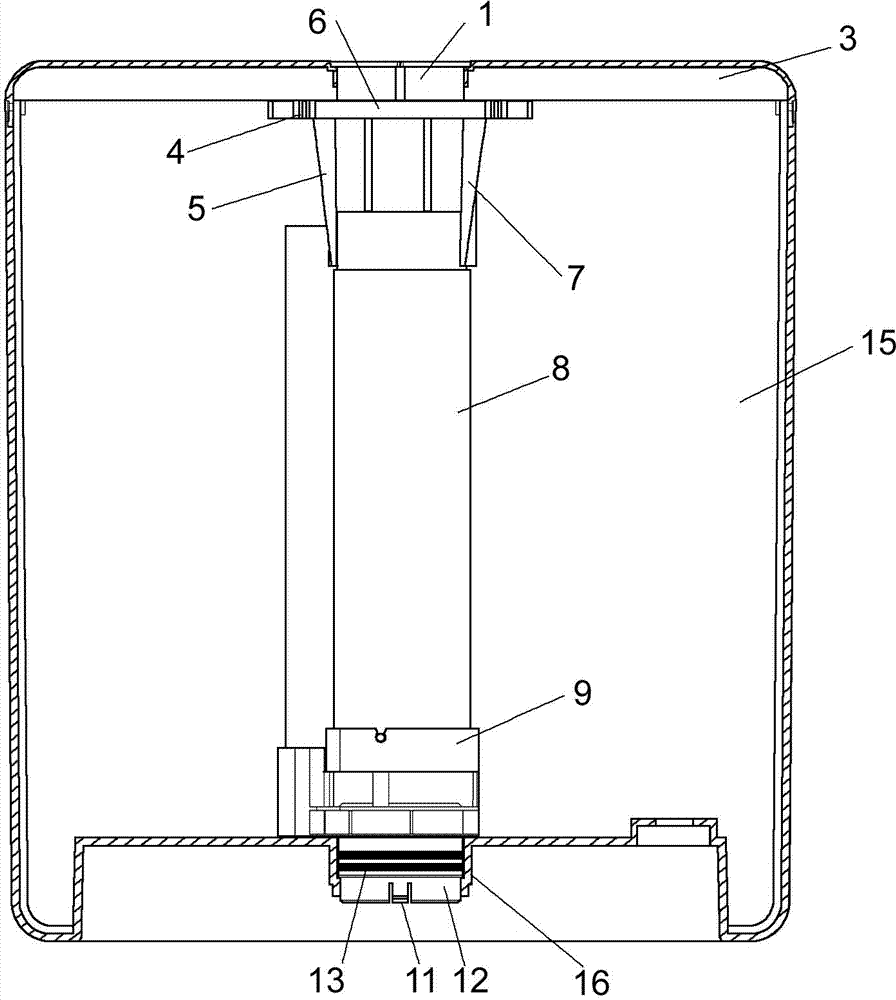 Improved structure applicable to water tank