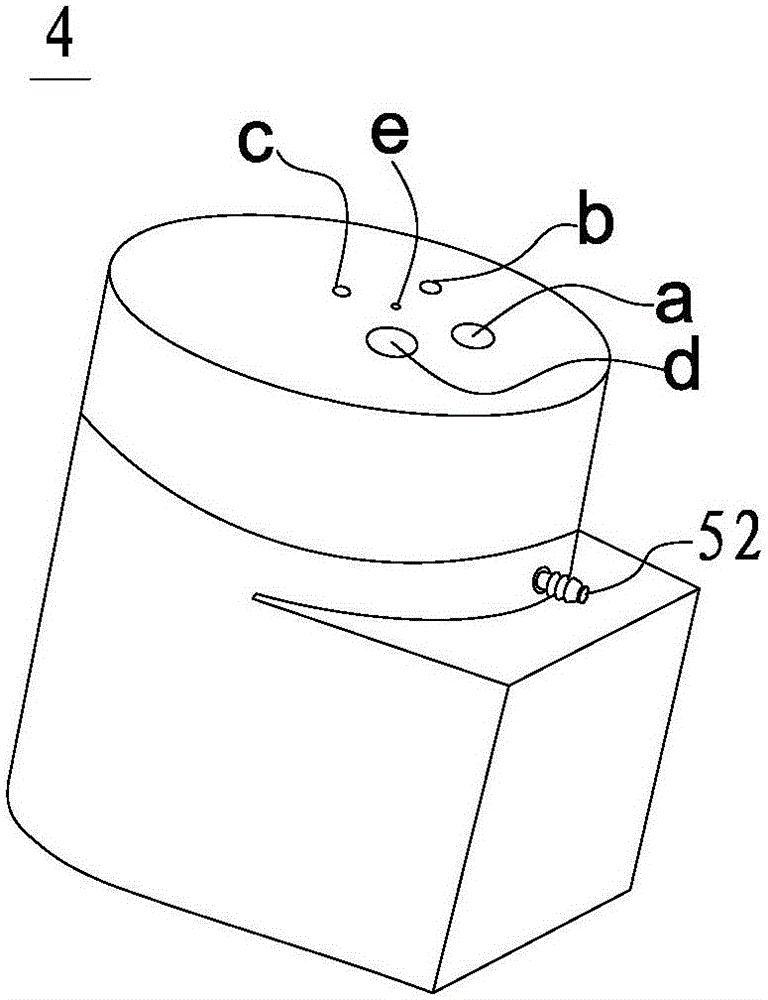 Auxiliary device for inflation product