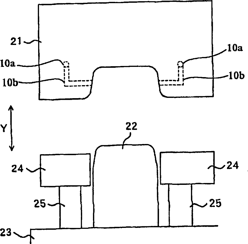 Hot-forming die, press-forming device, and hot press-forming method