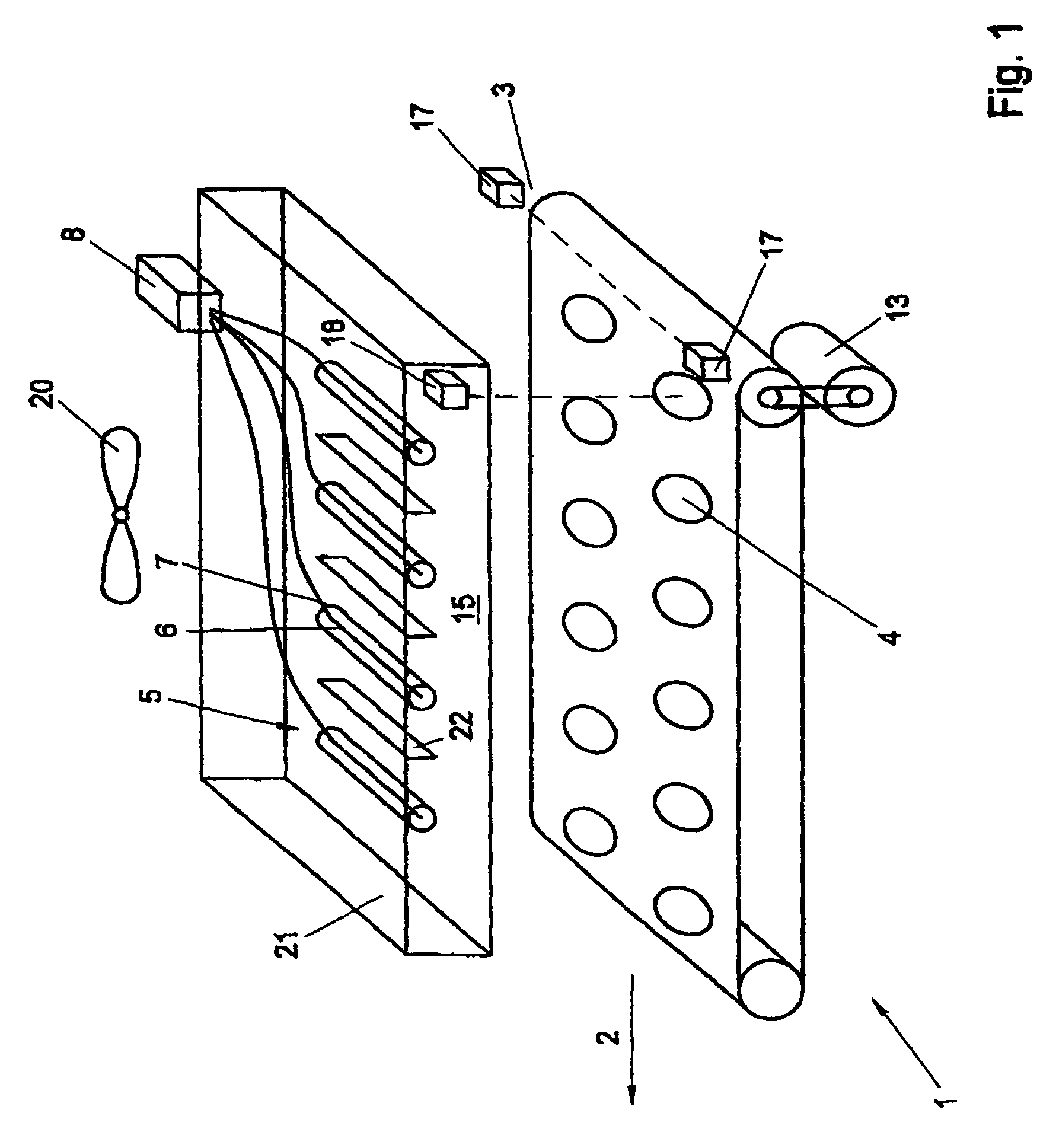 Baking apparatus and method for baking edible products