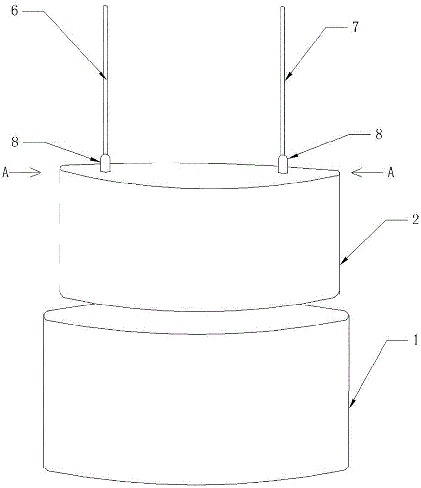 Square liquid-state aluminum electrolytic capacitor with flexible package and manufacturing process thereof