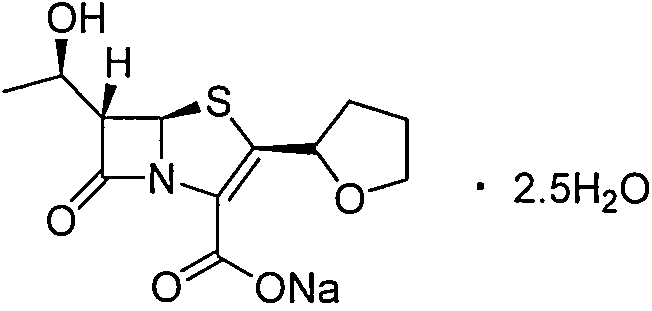 Purification method of faropenem sodium hydrate