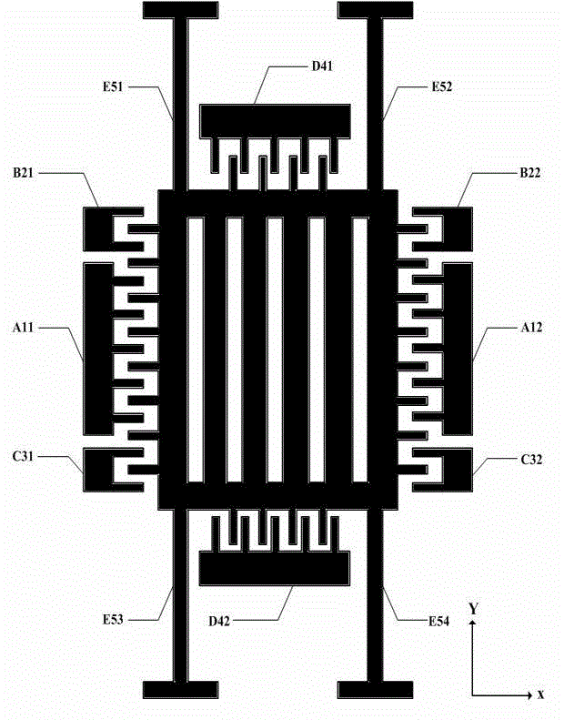 Vibrating micro mechanical electric field sensor