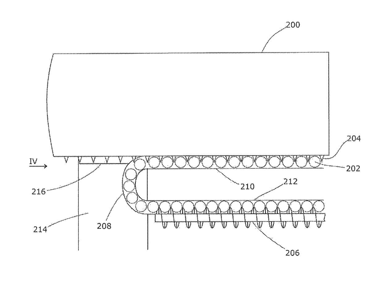 Multi-leaf collimator with leaf sliding means using rolling elements