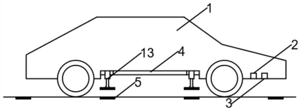 A dynamic wireless charging receiving device for electric vehicles