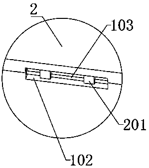 Tramcar track structure with protection structure