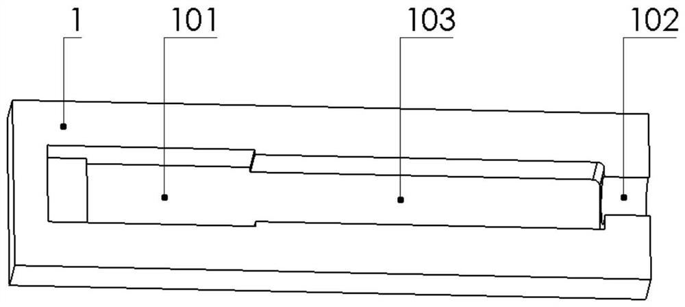 Flexible bidirectional limiting mechanism for stock bin door