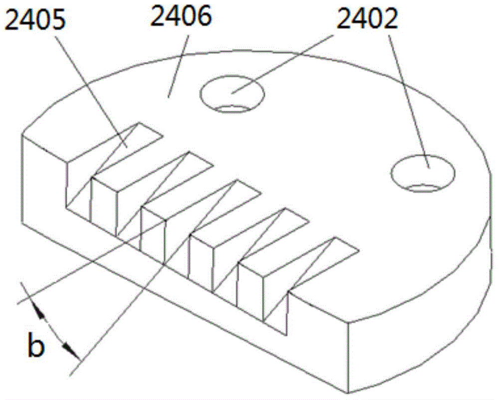 Machining device of large-capacity circuit breaker contact system