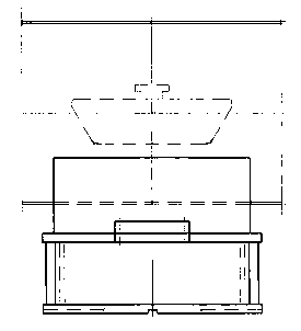 Flange mould system of shell branch hole of high-voltage switch