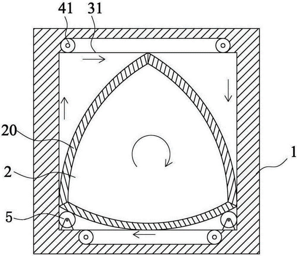 A rotating building structure and its suite