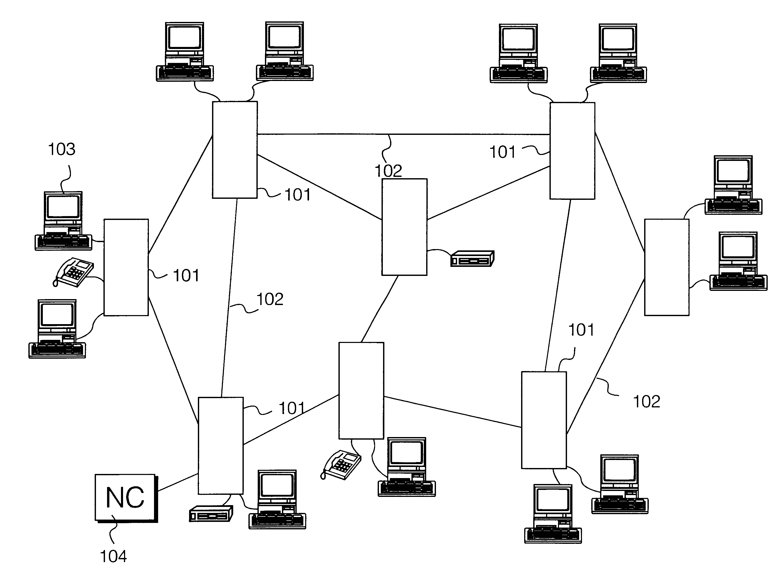 Traffic route finder in communications network