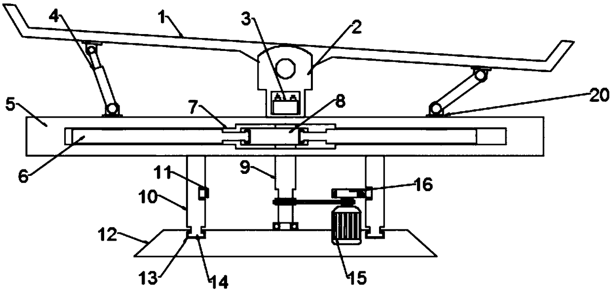 Construction site sand airing device capable of conveniently pouring material