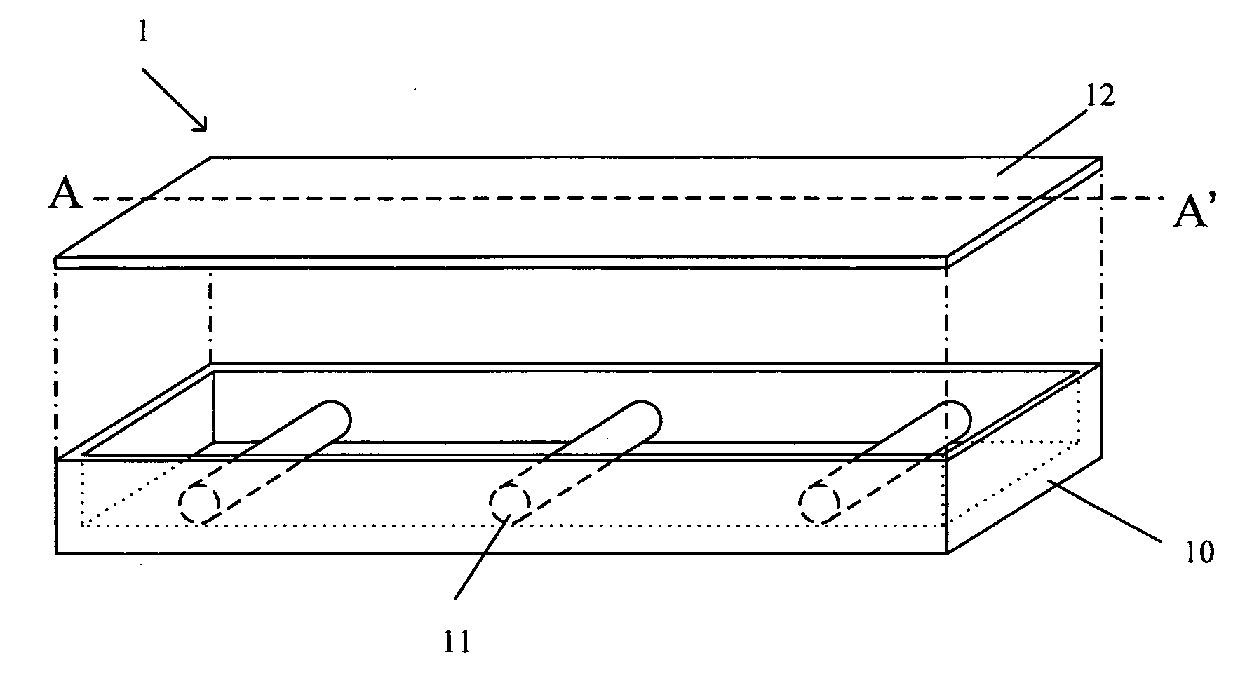 Lighting module with wavelength converting structure and manufacturing method for the same