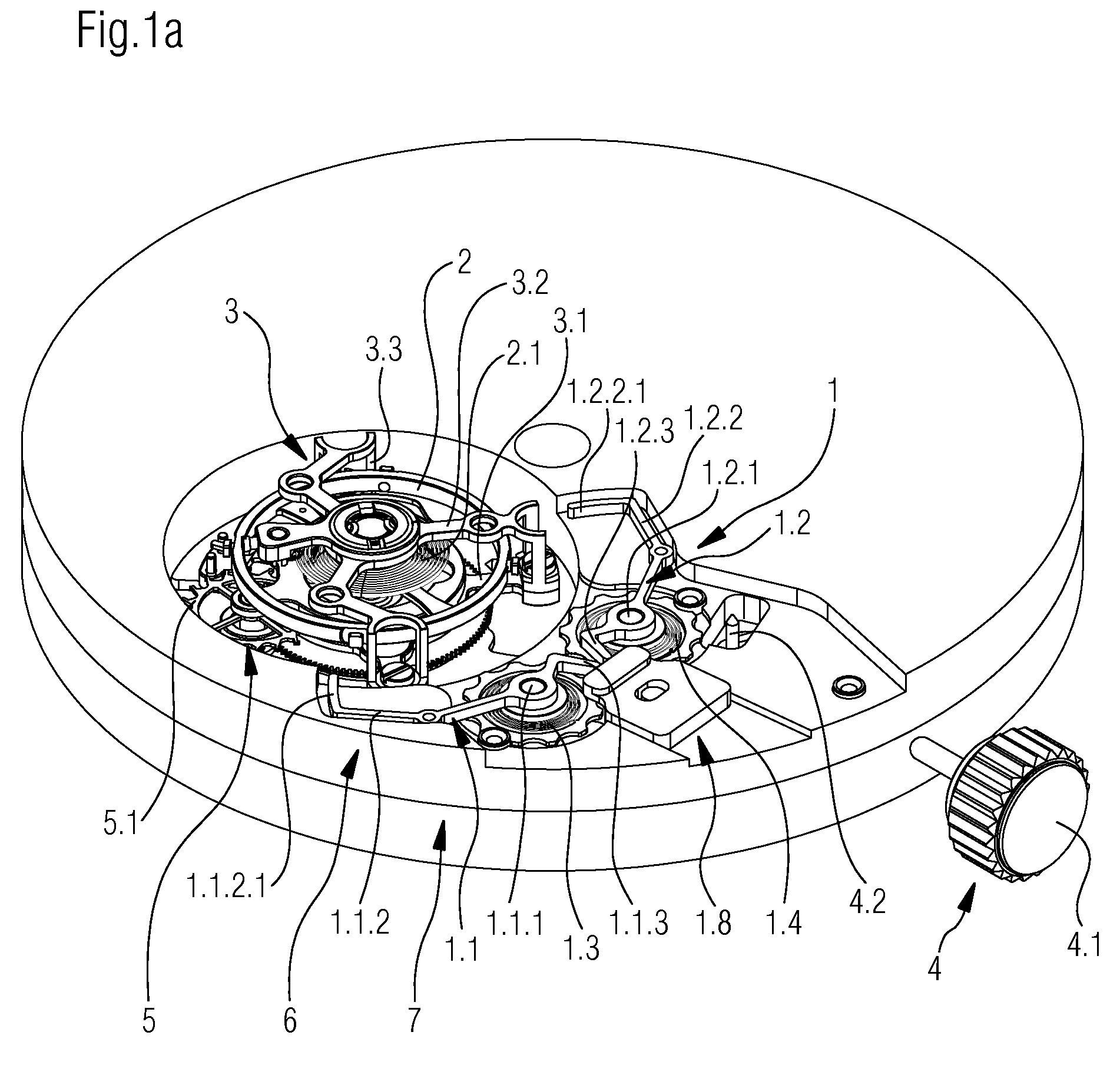 Balance stop device for watch pieces with tourbillon cage