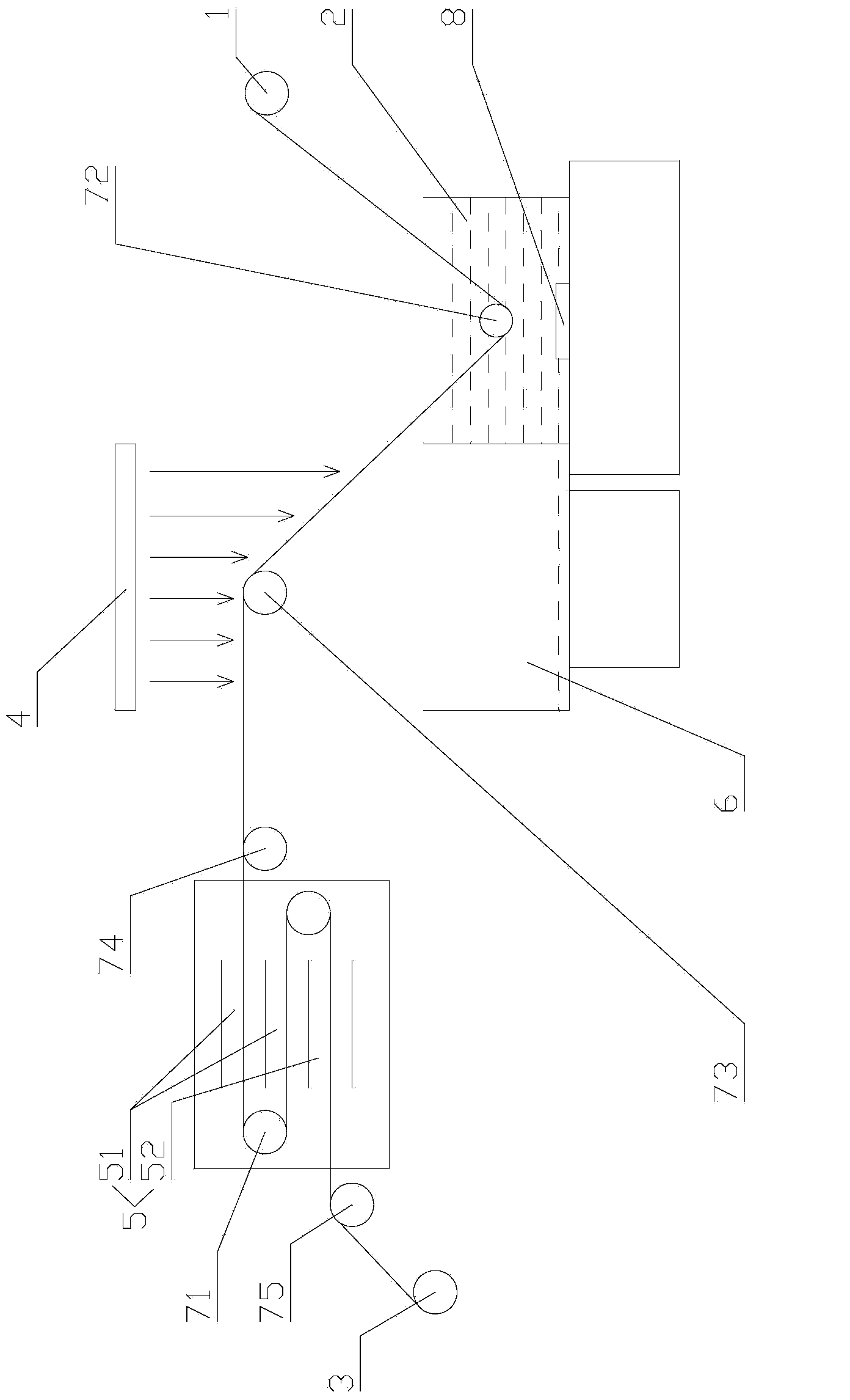 Coating apparatus for active coating on carrier in exhaust particulate trap