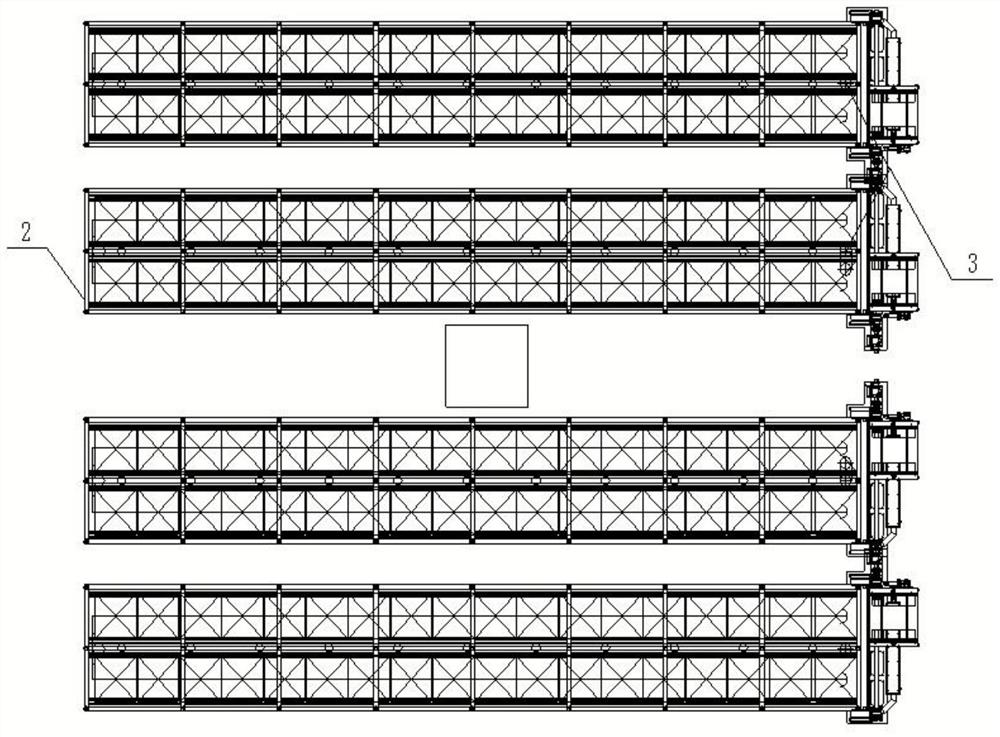 Cultivation plate three-dimensional space automatic transfer vertical plant factory