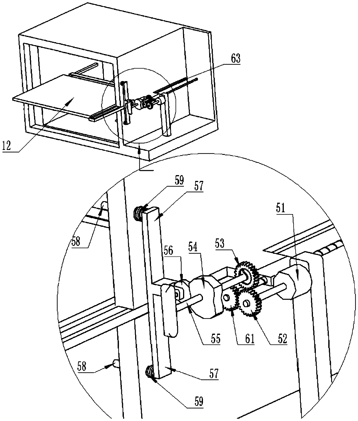 Cam electric door opening device