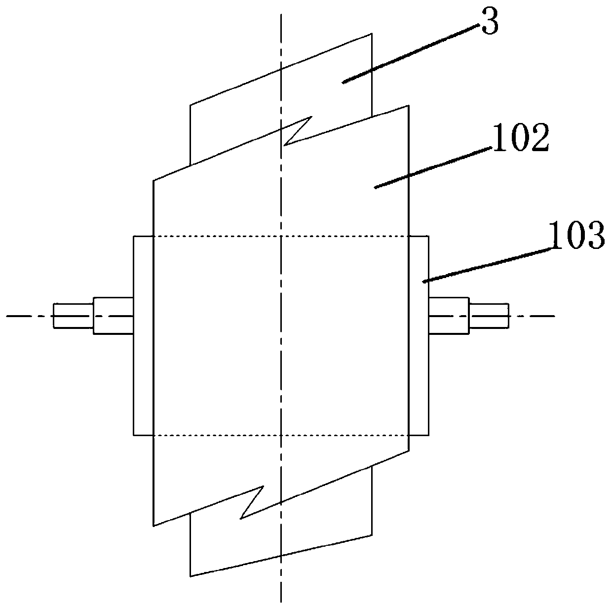 Steaming unit equipped with elastic sealing device, and dyeing machine