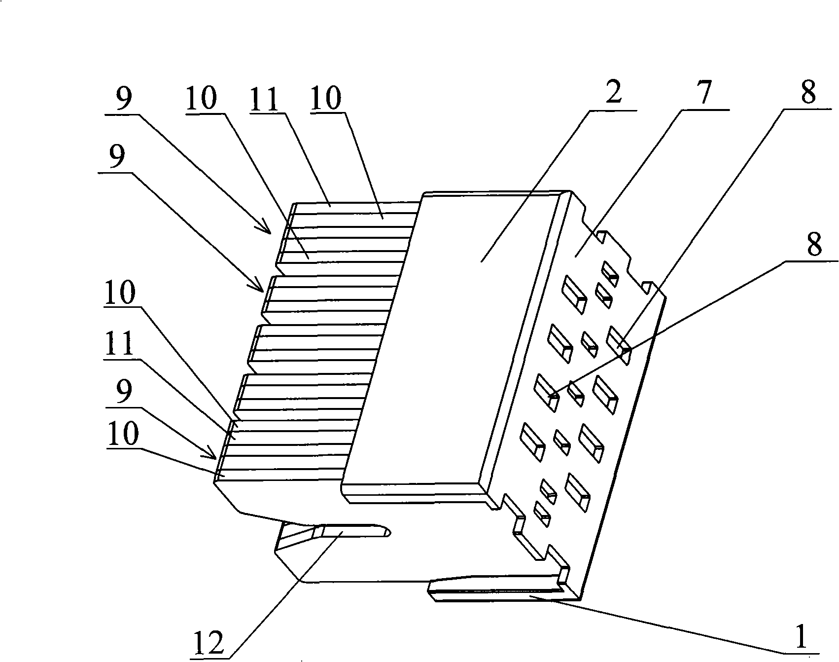 Arc extinguishing chamber for breaker