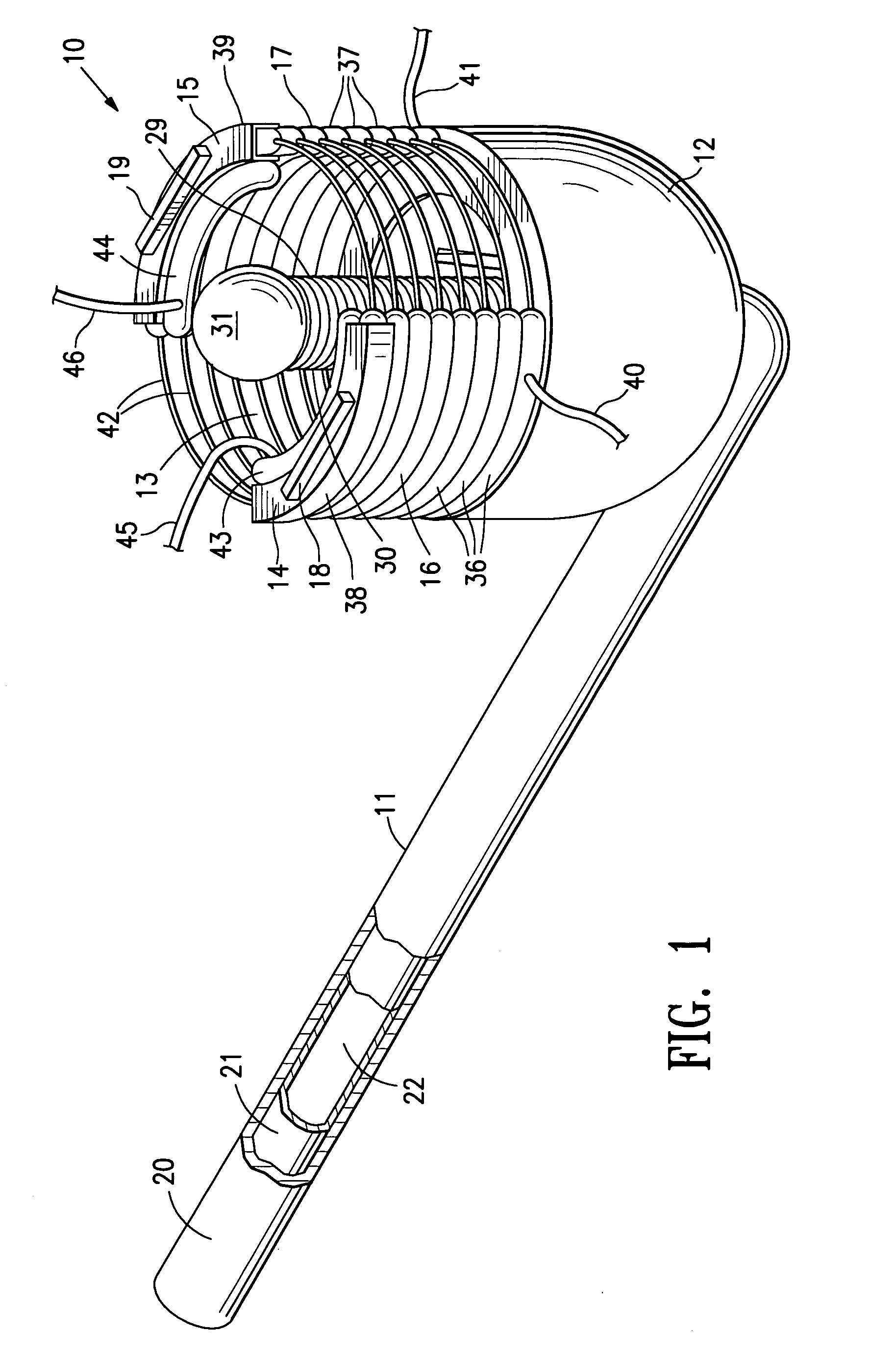 Uterine artery occlusion device with cervical receptacle