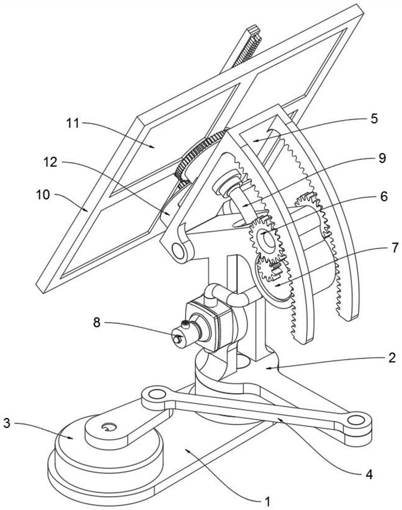 Photovoltaic power generation device with self-rotation cleaning function