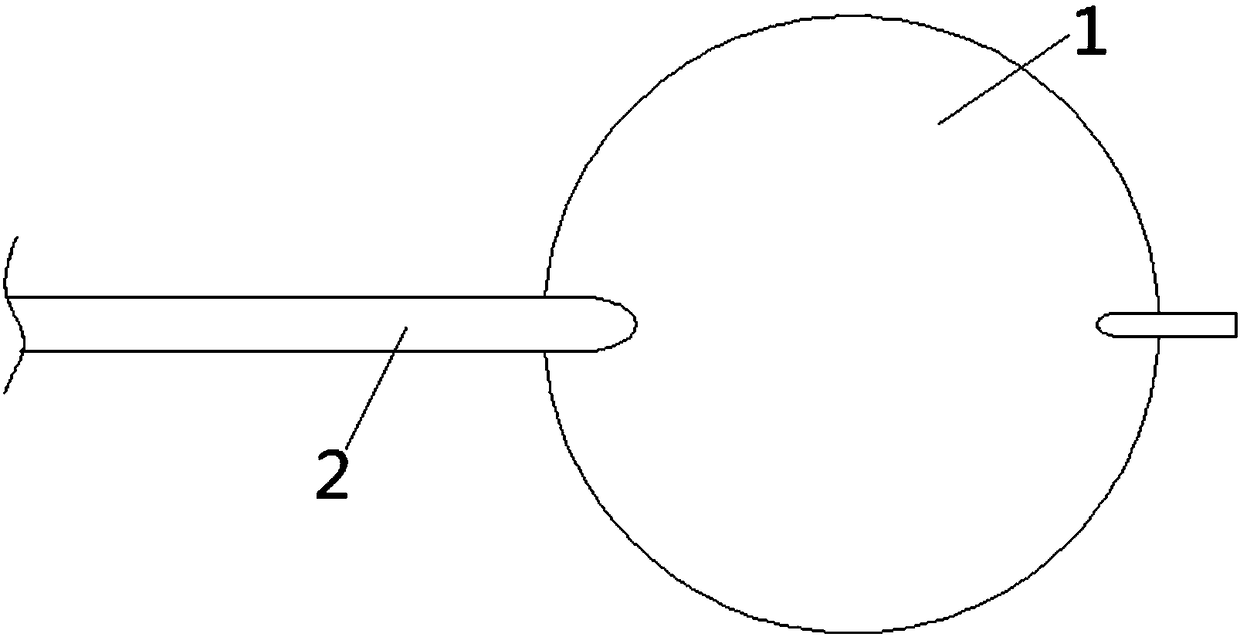 Preparation method of anterior chamber separation saccule