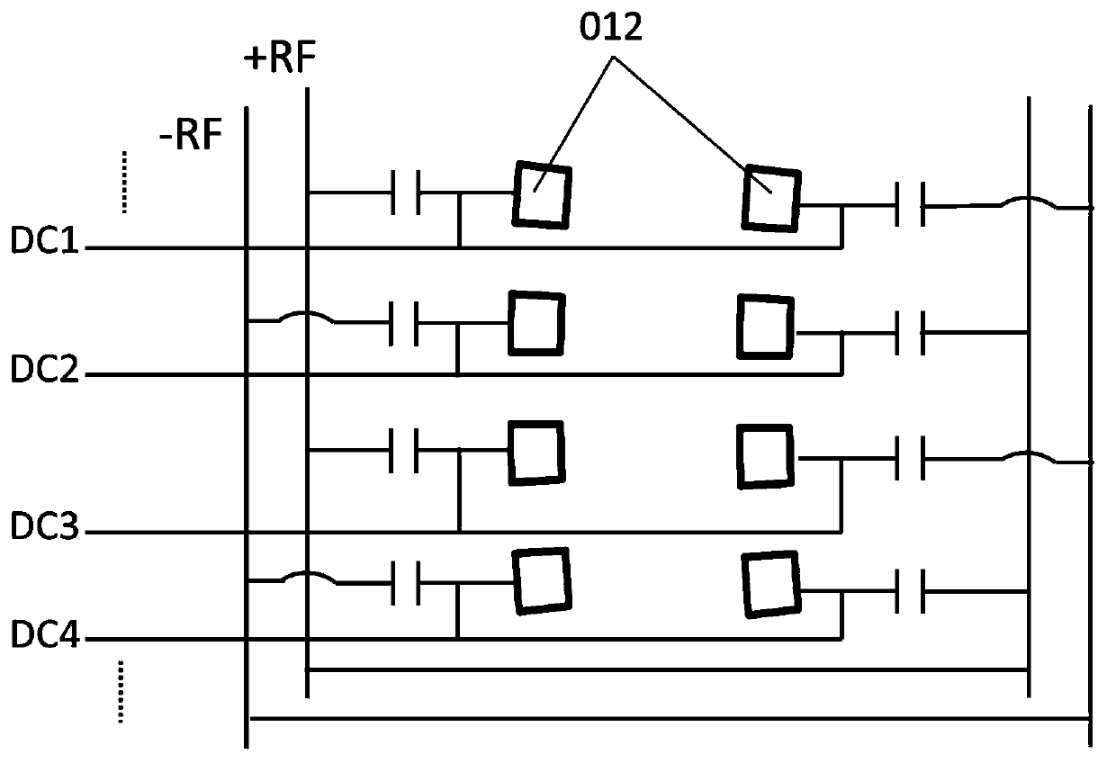 Ion mobility analyzer and combination unit thereof and ion mobility analysis method