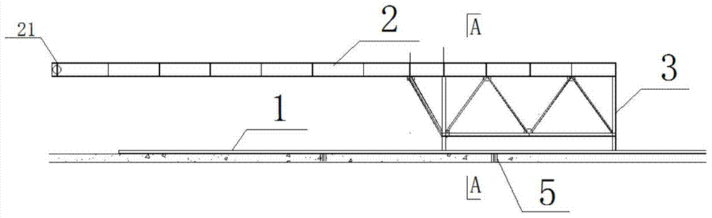 A jacking system and a tower crane dismantling method