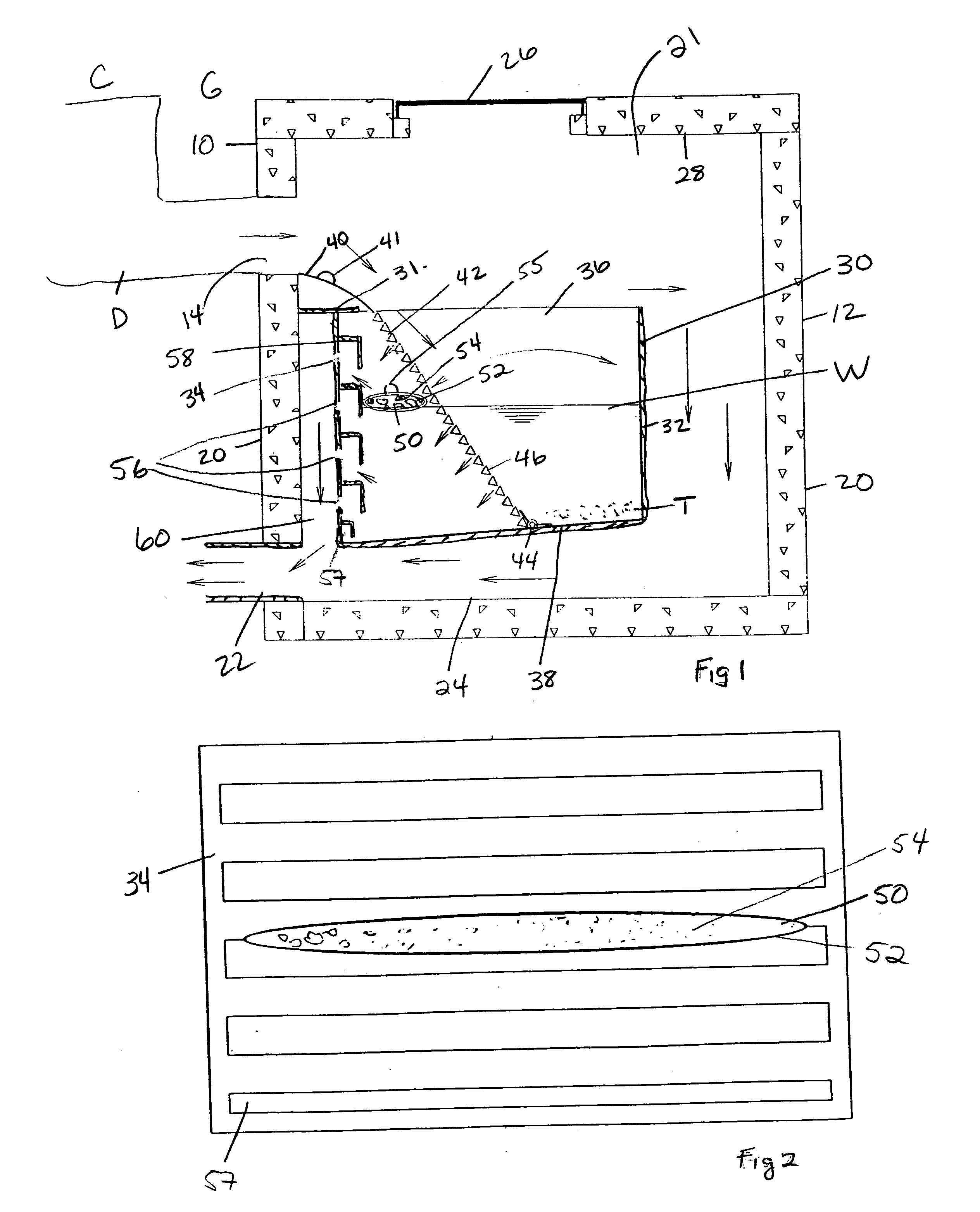 Method and apparatus for separating oil and debris from water run-off