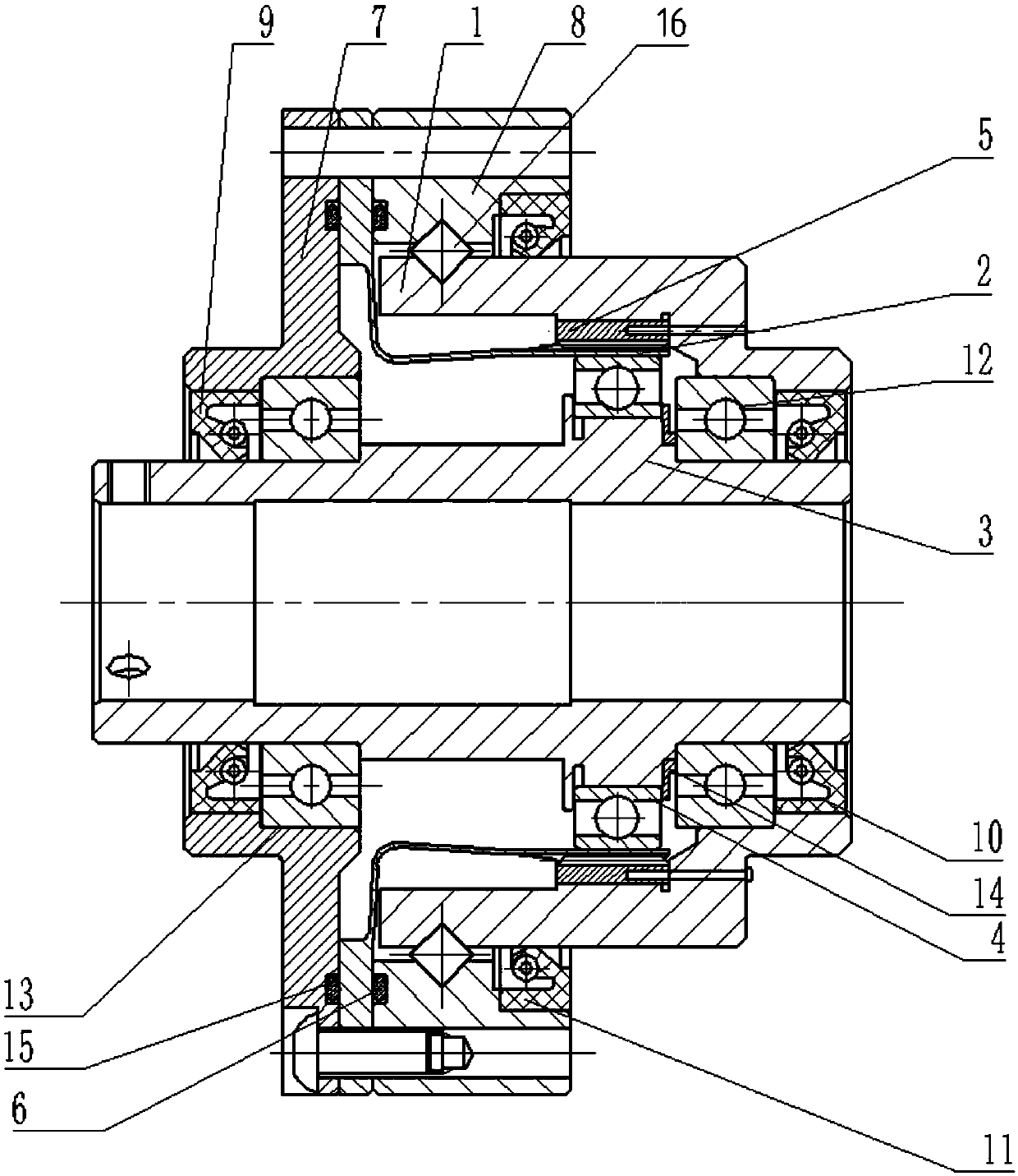 Short-cylinder harmonic reducer with gap compensation function