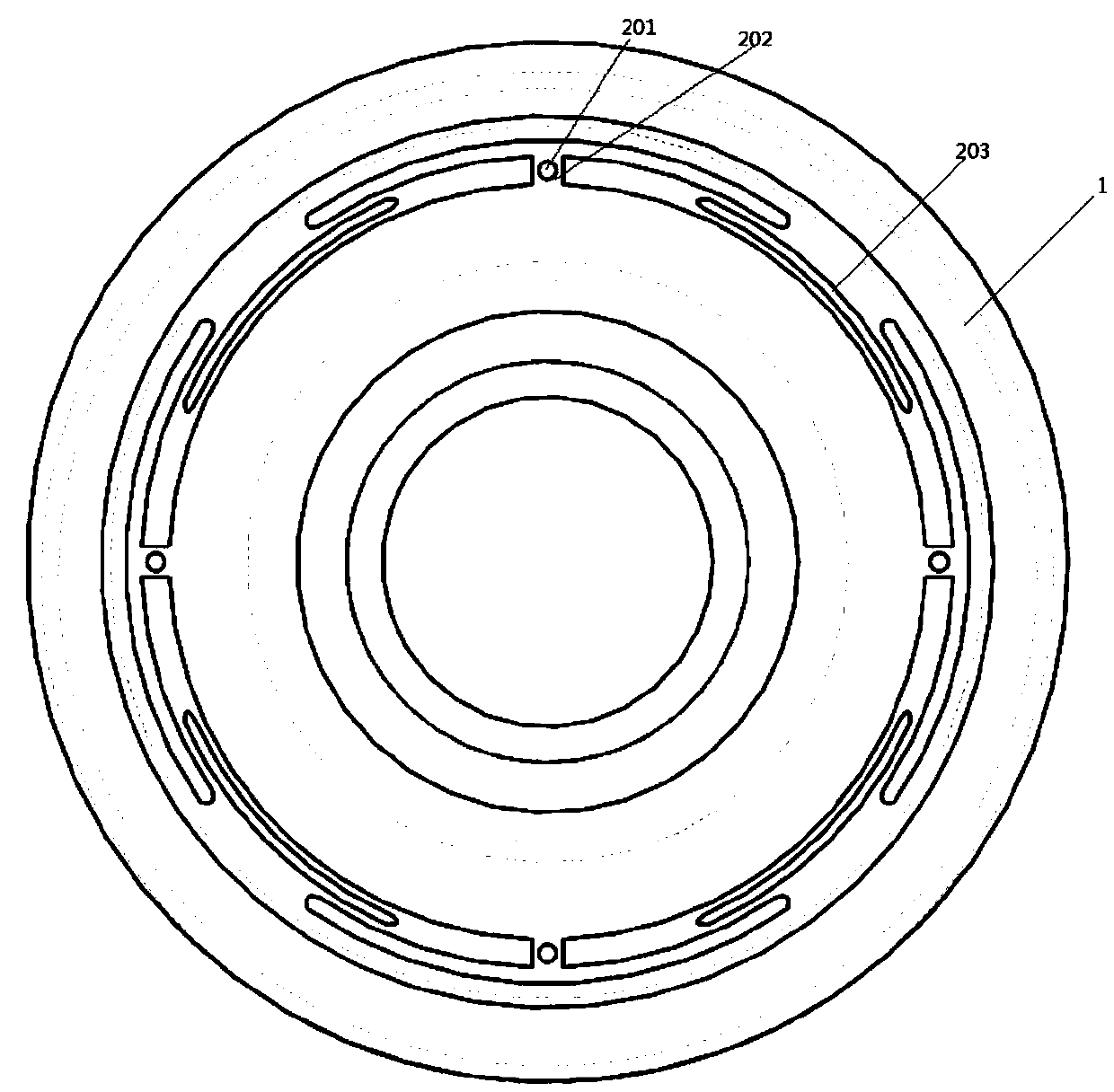 Short-cylinder harmonic reducer with gap compensation function