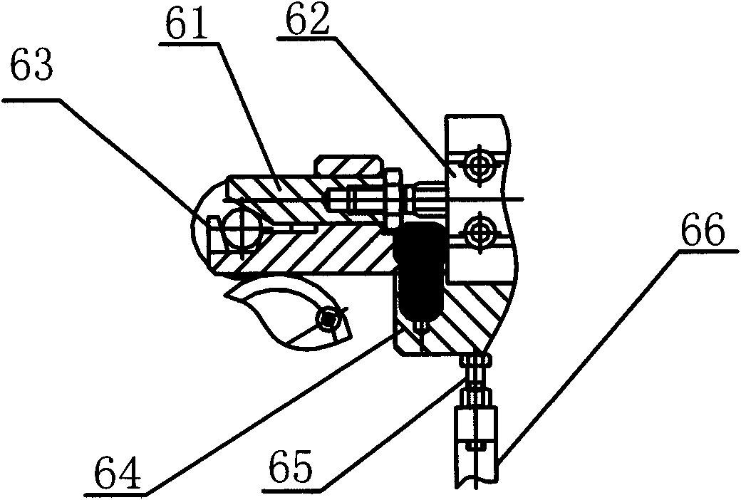 Full-automatic charging-discharging system for spinning roller grinding machine