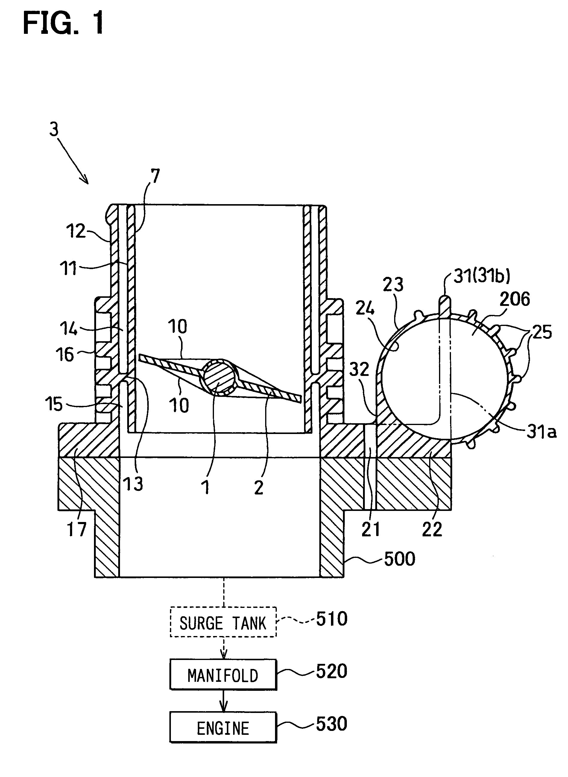 Intake control device for internal combustion engine