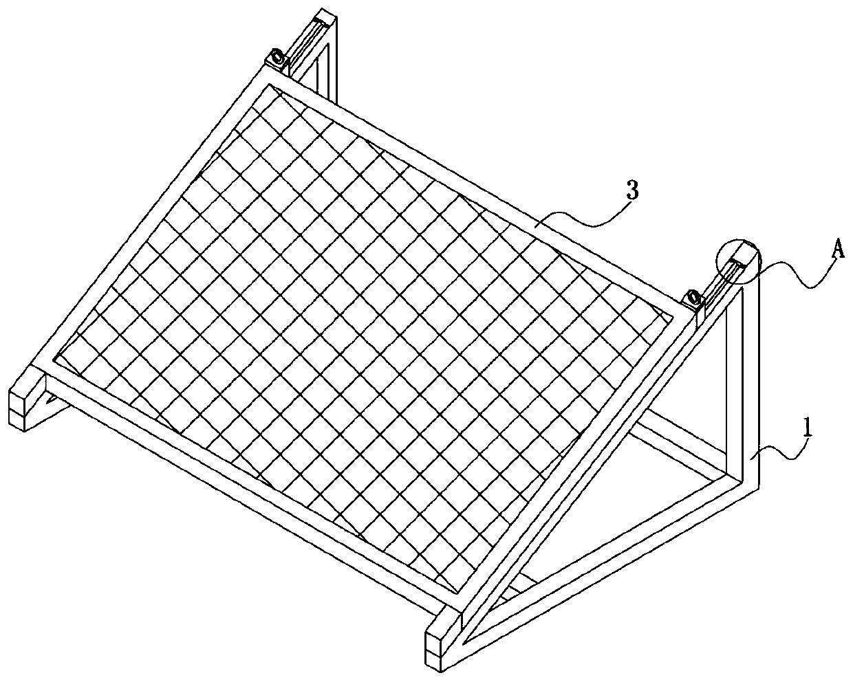 Installation mechanism of photovoltaic power generation device