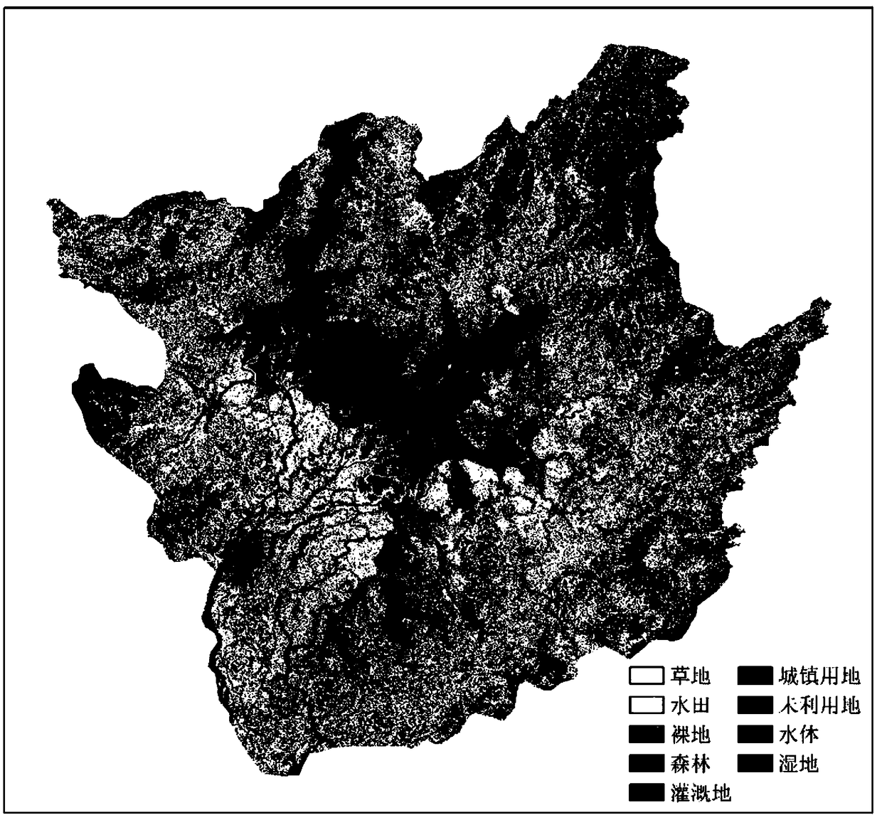 A runoff calculation method for uncontrolled area based on spatially distributed runoff coefficients