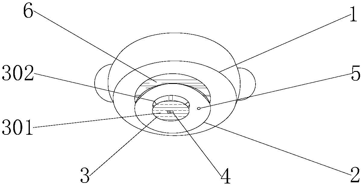 Intelligent smoke detecting device for kindergarten