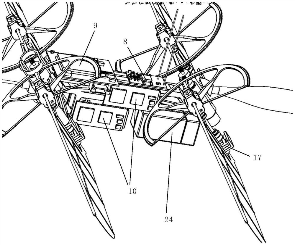 Hovering multi-wing bionic aircraft