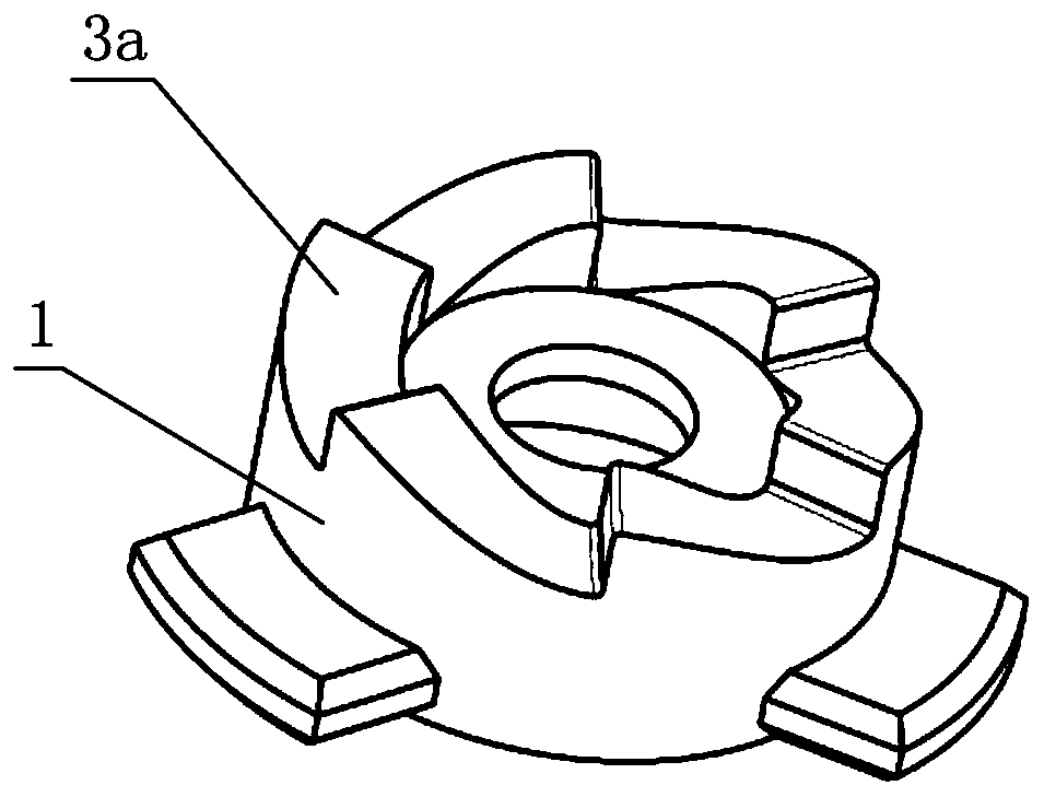 Coaxial vibration gear used for vibration drug supply unit of reservoir-type dry powder inhalation drug supply device