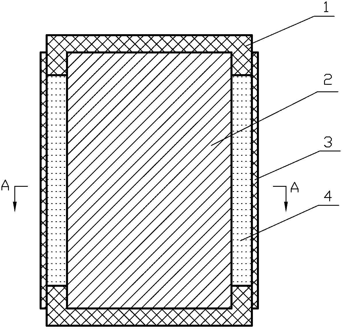 Preparation method of indium tin oxide rotary target material