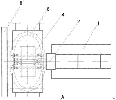 Special carbon material internal heat serial graphitizing production apparatus