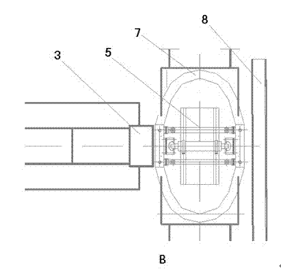 Special carbon material internal heat serial graphitizing production apparatus