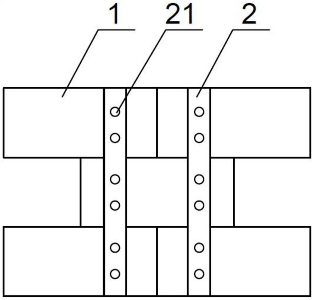 On-site assembly type prefabricated board